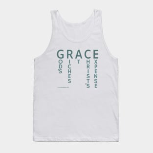 GRACE - God's Riches At Christ's Expense - 2 Corinthians 8:9 Tank Top